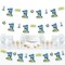 Big Dot of Happiness; Big Dot of Happiness 1st Birthday Reeling in the Big One - Fish First Birthday Party DIY Decorations - Clothespin Garland Banner - 44 Pieces; Category:Kid's Birthday Party; Image:2